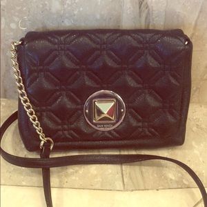 Kate Spade Chain Black Quilte Leather Shoulder Bag
